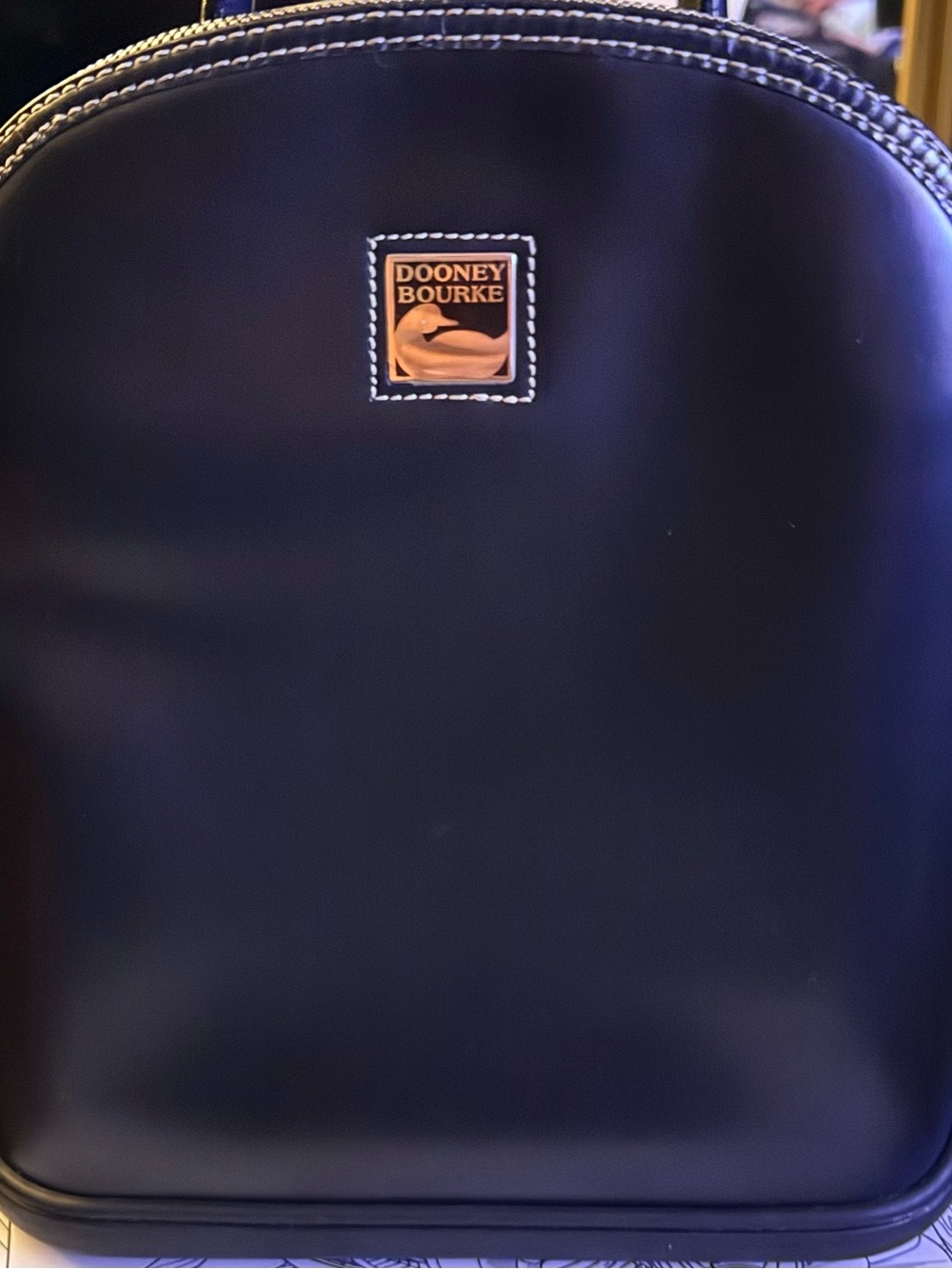 Dooney & Bourke Black Leather Backpack